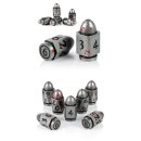 Metal & Enamel Dice Set (7) Bullet Blood & Iron