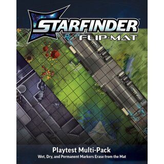 Starfinder RPG: Flip-Mat Second Edition Playtest Multi-Pack