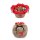 Drawstring Sectional Dice Pouch Brown