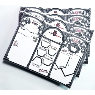 Mörk Borg RPG: Slav Borg - Character Sheets Notebook
