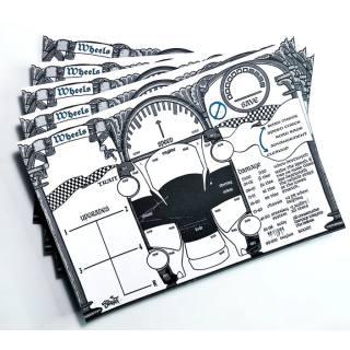 Mörk Borg RPG: Slav Borg - Wheels Sheets Notebook