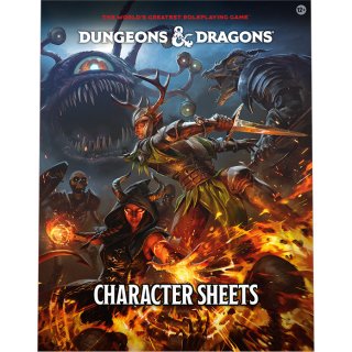 Dungeons & Dragons RPG - Character Sheets (2024)
