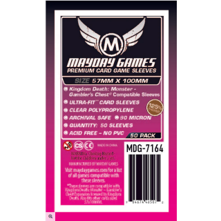 Card Sleeves - 57x100mm - Sleeve Kings - Kingdom Death Gambles Chest Premium - 50 Stück