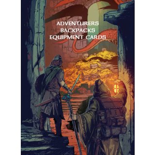 Adventurers Backpack Equipment Cards (EN)