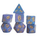 RPG Dice Set (7) Unicorn Blue