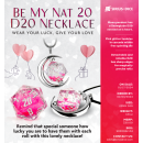 Be my Nat 20 D20 Necklace