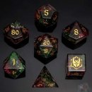 Dragons Hoard Gemstone Polyhedral Dice Set: Red &...