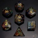 Dragons Hoard Gemstone Polyhedral Dice Set: Blue &...
