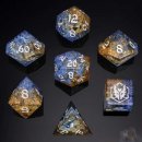 Dragons Hoard Gemstone Polyhedral Dice Set: Blue &...