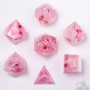 Captured Magic Sharp Edge Resin Dice Set: Sakura Cherry...