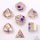 Captured Magic Sharp Edge Resin Dice Set: Cloud Blossom (7)