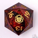 Sharp Edge Liquid Core 55mm Chonk D20 Blood Eye w/LED Light