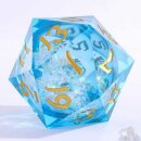 Sharp Edge Liquid Core 55mm Chonk D20 Primal Flux Blue