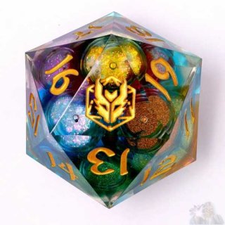 Sharp Edge Liquid Core 55mm Chonk D20: Chaos Orb