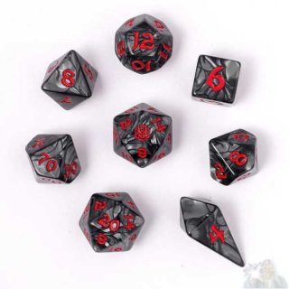8 Piece RPG Dice Set: Iron Golem