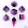 Captured Magic Sharp Edge Resin Dice Set: Interstellar Magic (7)