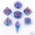 Captured Magic Sharp Edge Resin Dice Set: Enchanted Evening (7)