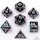 Captured Magic Sharp Edge Resin Dice Set: Raccoons Reward (7)