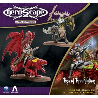 HeroScape: Rising Tide - Sonlen & Halushia Scion of the Wild Army Expansion (EN)