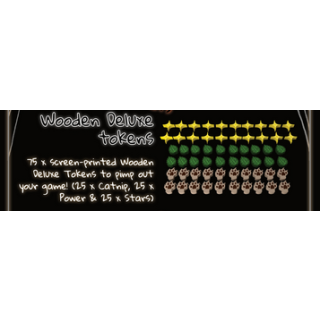 Cat Packs: Deluxe Wooden Tokens (75)