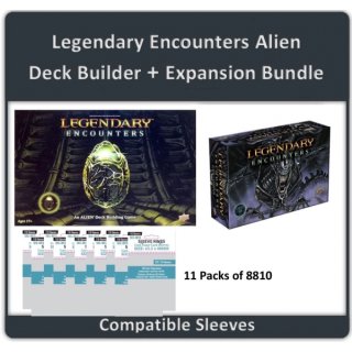 Legendary Encounters Alien + Expansion Sleeve Bundle