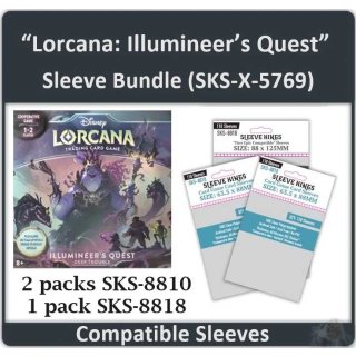 Lorcana Illumineers Quest Sleeve Bundle