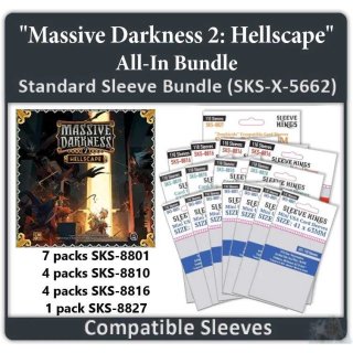Massive Darkness 2 Hellscape All In Sleeve Bundle