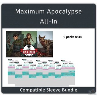 Maximum Apocalypse All In & All Expansions Sleeve Bundle