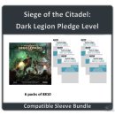 Siege of the Citadel Dark Legion Pledge Level Sleeve Bundle