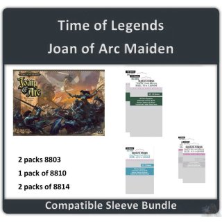 Time of Legends Joan of Arc Maiden Sleeve Bundle