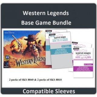 Western Legends Base Game Sleeve Bundle
