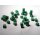 8mm Green Wooden Cube Tokens (100 Pack)