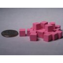 8mm Pink Wooden Cube Tokens (100 Pack)