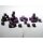 8mm Purple Wooden Cube Tokens (100 Pack)