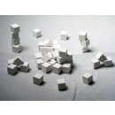 8mm White Wooden Cube Tokens (100 Pack)