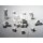 8mm White Wooden Cube Tokens (100 Pack)