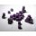 10mm Purple Wooden Cube Tokens (100 Pack)