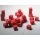 10mm Red Wooden Cube Tokens (100 Pack)