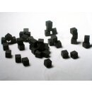 8mm Black Wooden Cube Tokens (100 Pack)