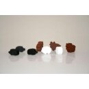 Wooden Farm Animal Set 60 Animeeples Tokens