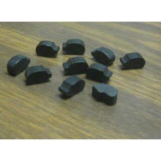 Wooden Pig Boar Token Set of 10