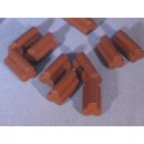 Wooden Wood Lumber Token Set of 10