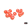 Chessex Festive 16mm d6 Dahlia/white Luminary Dice Block (12)