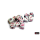 Chessex Gemini 16mm d6 Black-White/pink Dice Block (12 dice)