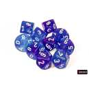 Chessex Nebula Aura white Luminary Set of Ten d10s