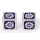 17mm Cogcraft Fidget 2D6 Set Chrononaut Purple and Silver