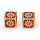 17mm Cogcraft Fidget 2D6 Set Emberforge Red and Gold
