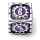 35mm Mythic Size Cogcraft Fidget D6 Chrononaut Purple and Silver