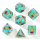 Captured Magic Sharp Edge Resin Dice Set Meadow Magic (7)