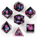 Captured Magic Sharp Edge Resin Dice Set Vintage Handbag (7)